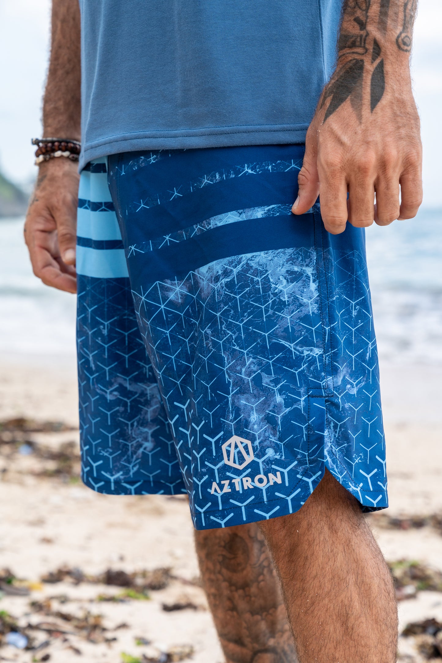 SPACE Men's Printed Boardshort 18-INCH